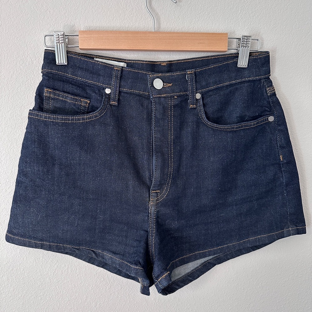 BLDWN women’s Classic Denim Jean dark wash shorts size 27